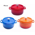 Enamel cookware mini cast iron casserole